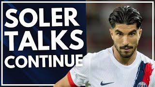 TALKS WITH SOLER CONTINUE | PALACE REFEREE ANNOUNCED | ALVAREZ TO RETURN | HAMMERS HEADLINES