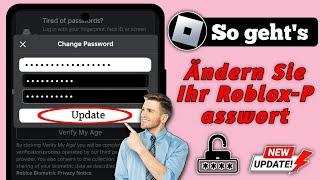 So ändern Sie das Passwort in Roblox-2024 || Ändern Sie Ihr Roblox-Passwort