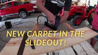 How To Replace Carpeting In Your RV Slideout