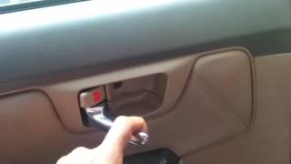 How to unlock a 'Child lock' in car