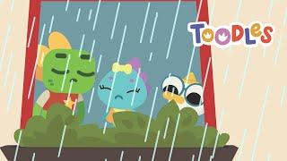 Rain rain go away - Dinosaurs - Nursery Rhymes - Toodles Kids TV - Nursery and Kids Songs