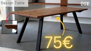 Massivholz Tisch für NUR 75€ selber bauen/Table DIY/Esstisch Holz/