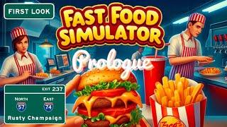 Fast Food Simulator Prologue First Look - Servin' Burgers and Slingin' Sodas!  Episode 1