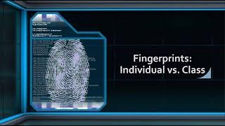 Fingerprints - Individual vs. Class