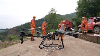 High tech used in landslide rescue missions in SW China's Guizhou