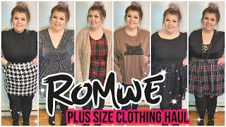 Romwe Plus Size Try On Haul Winter 2020 | Shein Sister Brand