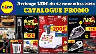 catalogue LIDL du 27 novembre 2024  Arrivage maison cuisine  promos deals SilverCrest Black Friday