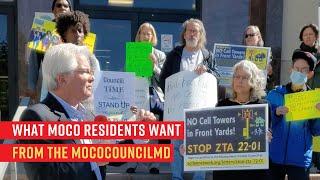 What #Moco Residents Want from the #MoCoCouncilMD