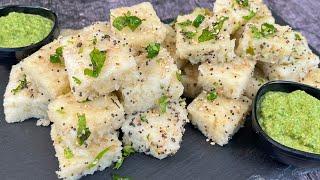 एक सीक्रेटके साथ बनाये सबसे नरम इंस्टेंट ढोकला Instant White Dhokla & Dhokla Chutney Recipe #dhokla