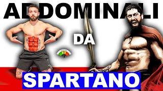 ADDOMINALI DA SPARTANO 300 - scheda completa