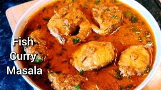 Fish Curry Masala Recipe by cooking with saima