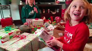 Opening Christmas Presents on Christmas Eve at Grandmas House! Fingerlings, Hatchimals!