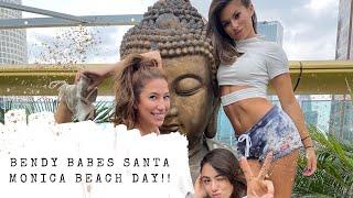 Bendy Babes Santa Monica Beach Day!! Ft. Melspirations & Angieqcalderone | Alyssa Mei Liu