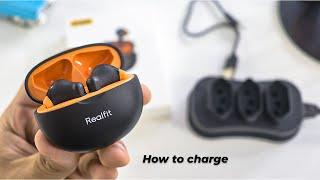 Charging Guide for RealFit F2 TWS