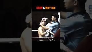 Muay Thai elbow  #mma #martialarts #kickboxing #usa #muaythai