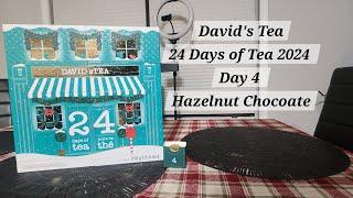 David's Tea 24 Days of Tea 2024 : Day 4 Hazelnut Chocolate!