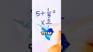 Cara Pembagian Bilangan Pecahan #maths #matematika #viral