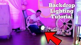 Backdrop Lighting Tutorial (Paano ang tamang paglagay ng ilaw sa ganitong styling?)