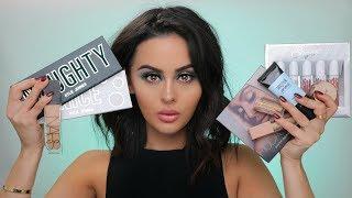 FULL FACE OF FIRST IMPRESSIONS | KKW Beauty, Kylie Jenner,  Huda Beauty & More