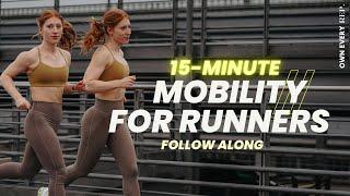 15 Min. Mobility Routine for Runners | Injury Prevention | Run Pain Free | No Equipment