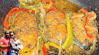 How To Cook King Fish Steaks | Jamaican Style King Fish