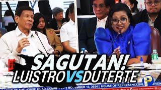 GINISA ni Jinky Luistro si dating Pangulong Duterte sa QuadCom hearing