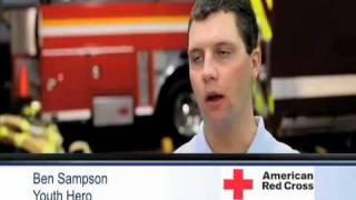 Ben Sampson Honored as Youth Hero by The American Red Cross