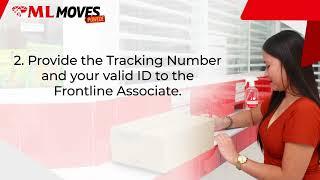 Claim your parcels as easy as 1-2-3!