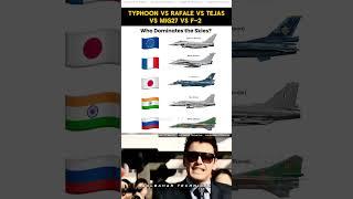 Who Rules the Skies? ️ Typhoon vs Rafale vs Tejas vs MiG27 vs F-2 