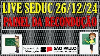 LIVE 26/12 - PAINEL DE RECONDUÇÃO