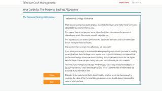 Guide   Personal Savings Allowance