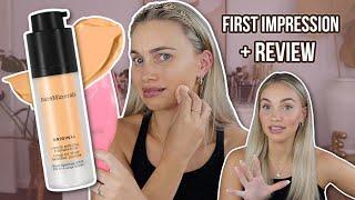 NEW Bare Minerals Liquid Mineral Foundation | I AM SHOCKED! First Impression + Review