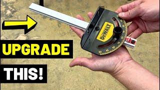 $0 vs. $90 Table Saw MITER GAUGE! (Buy a Fancy Miter Gauge...or UPGRADE YOUR OWN?!)