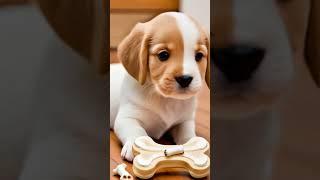 The Snout Party: Exploring Happiness with My Puppy and His Favorite Bone! "