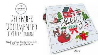 LIVE Flip Through & Giveaway - 2024 December Documented Project Kit