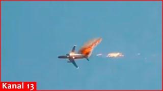 Russian A-50 plane is hit by Russia's own air defenses over the Azov Sea