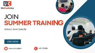 Summer Training Programme | Uncodemy - Best IT Training Institute