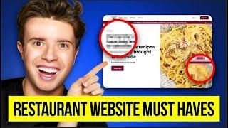 9 Must Have Items for Restaurant Website