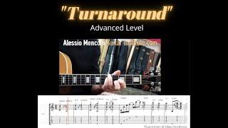 Turnaround con melodie e chord melody | Alessio Menconi Jazz Guitar Lesson