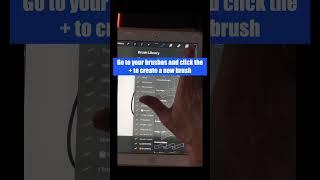 How to Create a Signature Brush in Procreate #shorts #procreatetutorial #procreatetips #procreate