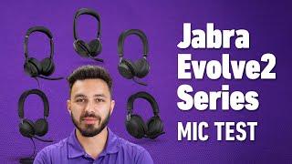 Jabra Evolve2 Headsets Mic Test Vs Coworker Talking (We test them all)