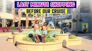 Last Minute Shopping | Before Our Cruise | LittleMissTravelers