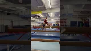 Cartwheel on the beam‼️