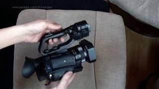 Sony HXR-NX80 4K camcorder unboxing