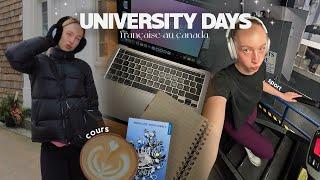 UNE SEMAINE A L'UNIVERSITÉ AU CANADA (sport, cours, habitudes, haul)