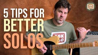 5 Tips for Better Guitar Solos - ASK ZAC EP 34