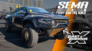 Crazy Ram 1500 TRX Builds at SEMA 2023 - Westen Champlin's TRX, Fast & Furious X TRX and MORE!