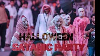 Firts Time Satanic Halloween Party in Saudi Arabia Riyadh Celebration | The End Time Sign