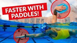 How To Swim Faster Training With Paddles