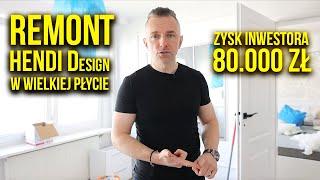 REMONT HENDIDesign W WIELKIEJ PŁYCIE, ZYSK INWESTORA 80.000 zł #50